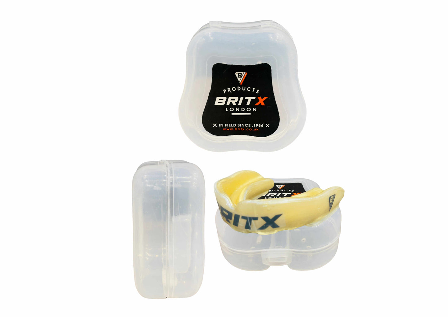 BRITX Mouth Guard Boxing MMA Rugby Gum Shield Teeth Protection Senior-Junior