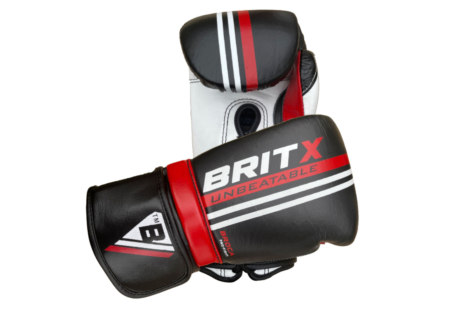 BRITX Boxing Gloves Cowhide Leather Competition Training Sparring Kick Fight Gloves