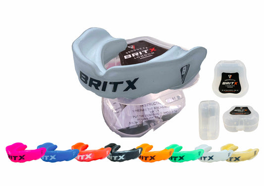 BRITX Mouth Guard Boxing MMA Rugby Gum Shield Teeth Protection Senior-Junior