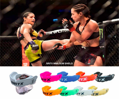 BRITX Mouth Guard Boxing MMA Rugby Gum Shield Teeth Protection Senior-Junior