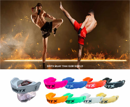 BRITX Mouth Guard Boxing MMA Rugby Gum Shield Teeth Protection Senior-Junior